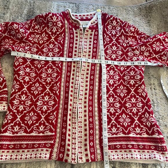 Appleseed’s Petites Large Zip Cardigan Sweater - Picture 1 of 5